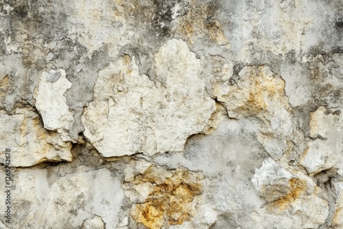 Rough white stone wall texture and shadows. Artificial Intelligence