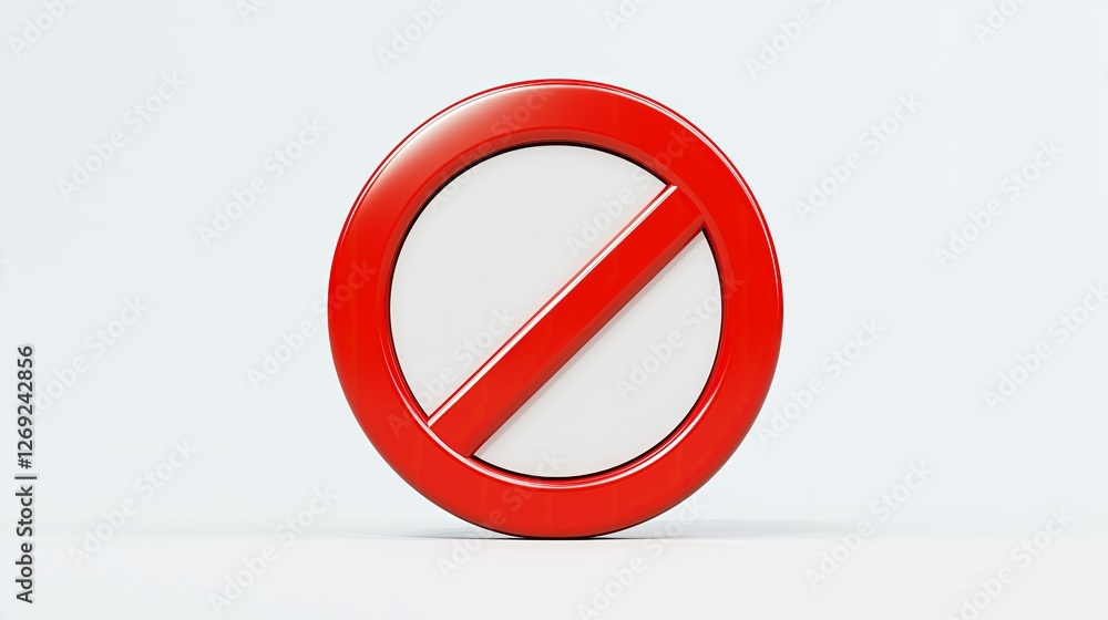 Not allowed sign. Prohibition. Ban. Restriction Not allowed sign. Prohibition. Ban. Restriction