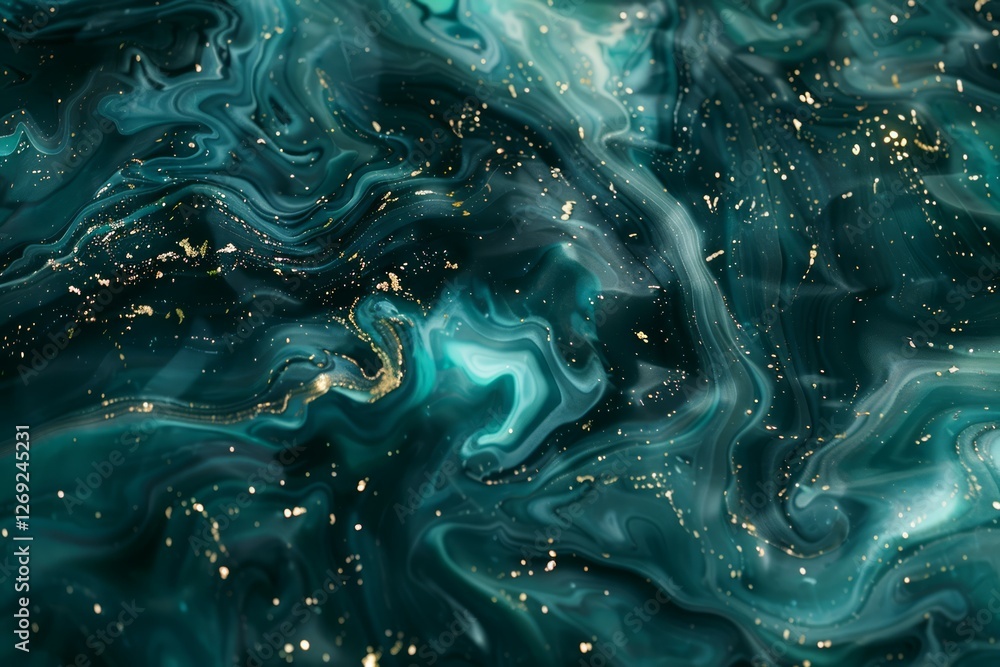 Photo of Turquoise green dark marble fluid art pattern with golden veins. Detailed photo textured background Photo of Turquoise green dark marble fluid art pattern with golden veins. Detailed photo textured background