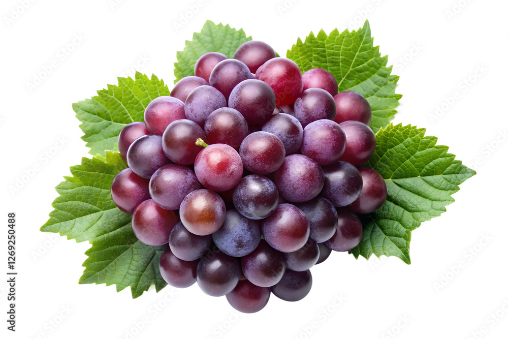 Fototapeta premium grape on a white isolated on transparent background png