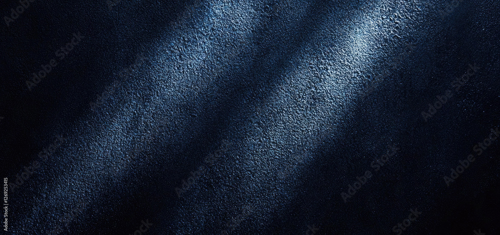 Dark Blue Textured Background with Diagonal Light Streaks Dark Blue Textured Background with Diagonal Light Streaks