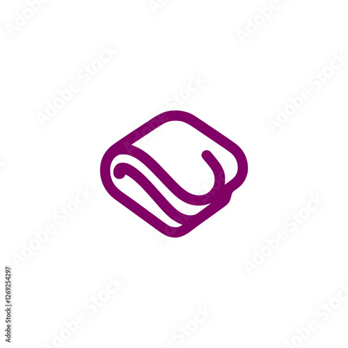 towel clean hygiene logo vector illustration template design