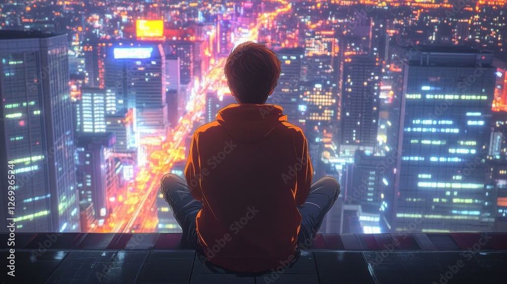 custom made wallpaper toronto digitalhigh-rise building metropolis evening cityscape dusk afterglow sunrise skyscraper sunset red sky at morning