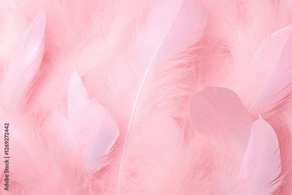 Soft pink feathers create a delicate, dreamy texture, perfect for backgrounds or decorative elements in various design projects. Soft pink feathers create a delicate, dreamy texture, perfect for backgrounds or decorative elements in various design projects.