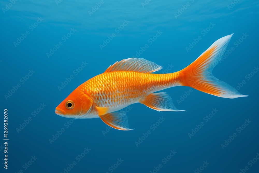 Fototapeta premium there is a fish that is swimming in the water