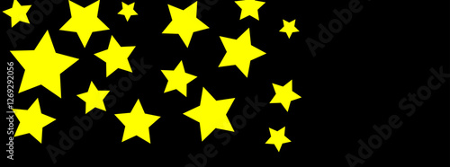 vector stars illustration of an abstract background