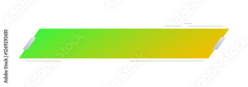 Futuristic element vector illustration. Colorful lower third video overlay.