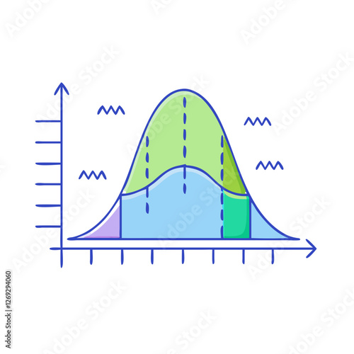 standard deviation icon, standard deviation vector illustration-simple illustration of standard deviation, perfect for standard deviation logos and icons