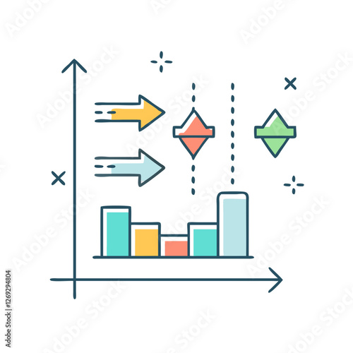 variance icon, variance vector illustration-simple illustration of variance, perfect for variance logos and icons