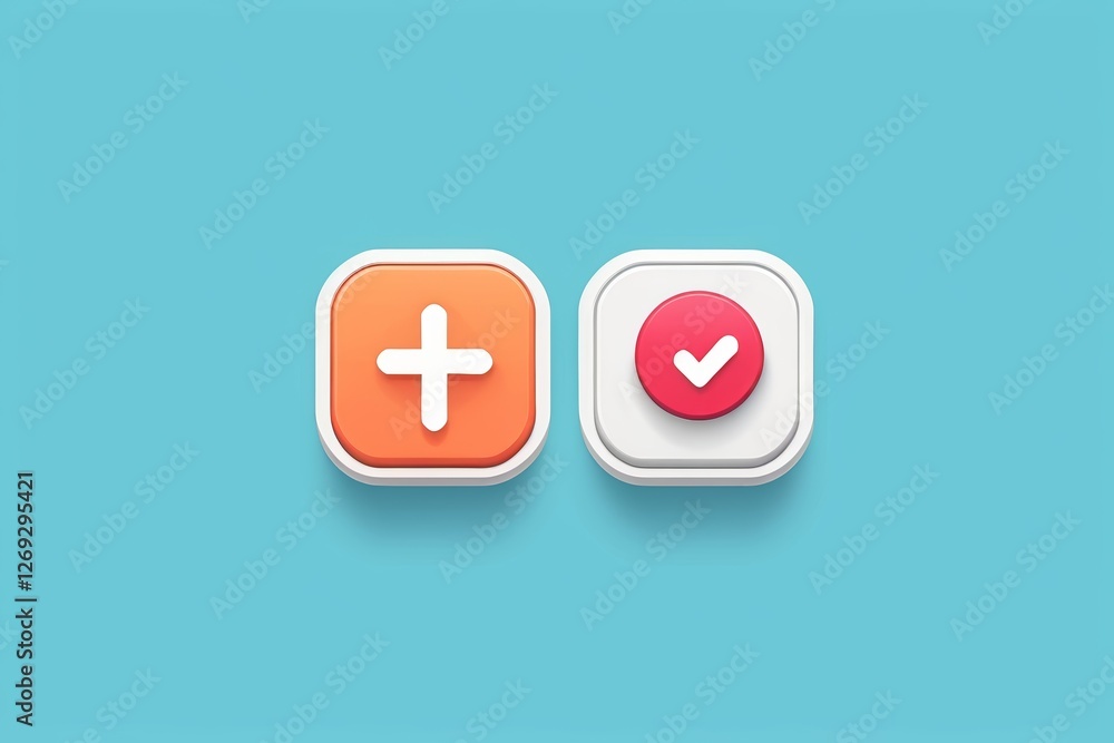 two buttons with a plus and minus sign on them two buttons with a plus and minus sign on them