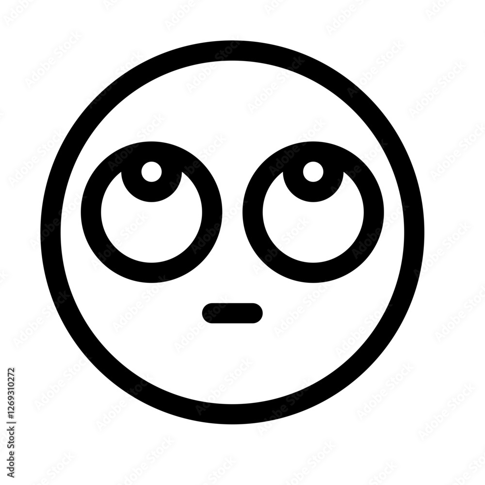 Fototapeta premium rolling-eyes