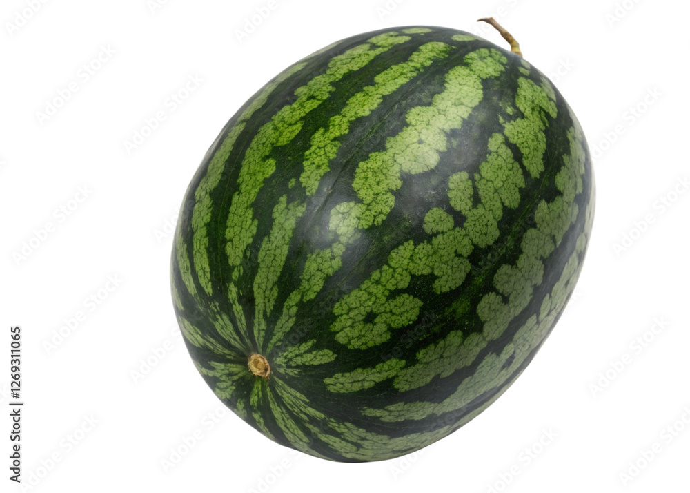 Densuke Watermelon fruit on transparent background, PNG Densuke Watermelon fruit on transparent background, PNG