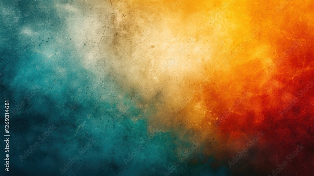 Fototapeta premium Abstract Colorful Smoke Texture Background for Creative Projects