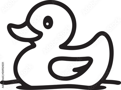 duck isolated on a white background