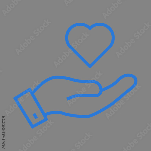 Giving Hands Icon Design