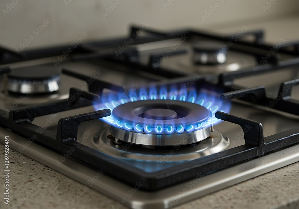 Gas Stove Burner with Blue Flame Gas Stove Burner with Blue Flame