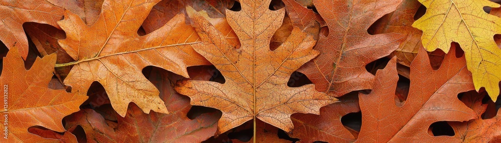 Fototapeta premium Autumn Leaves Background, Natural