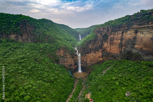 tutla Bhawani Waterfall, Bihar – Scenic Natural Beauty, Majestic Falls, Lush Greenery & Sacred Destination | Hidden Gem, Adventure Travel, Eco-Tourism & Spiritual Retreat in India