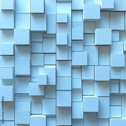 Modern Blue White Geometric Abstract Pattern high resolution hd design