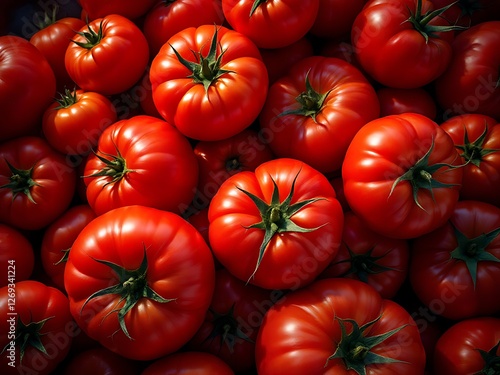 red tomatoes background