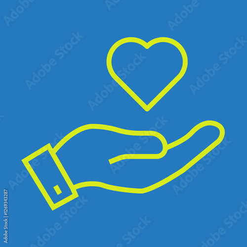 Giving Hands Icon Design