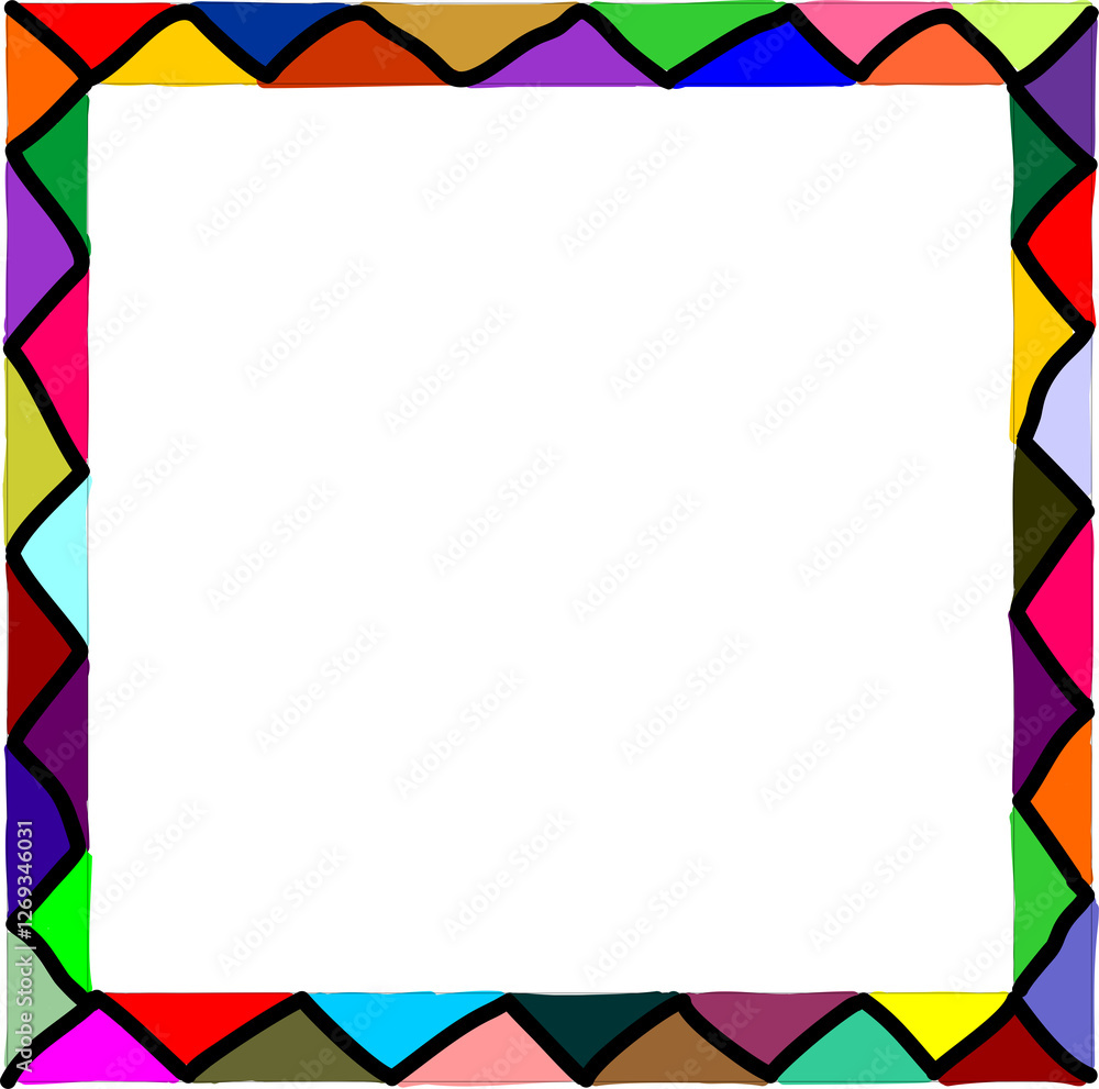 Obraz premium abstract colorful background with frame
