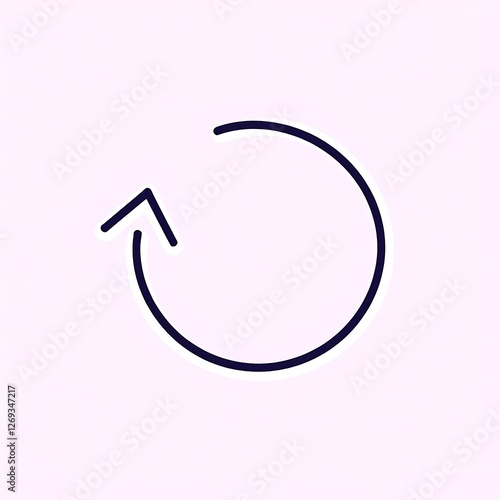 refresh icon vector illustration