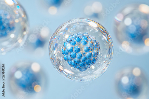 Wallpaper Mural Biomedical picture of cellular exosomes Torontodigital.ca