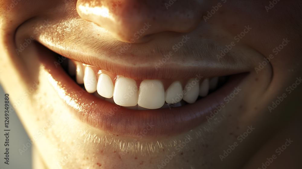 Fototapeta premium close up of teeth