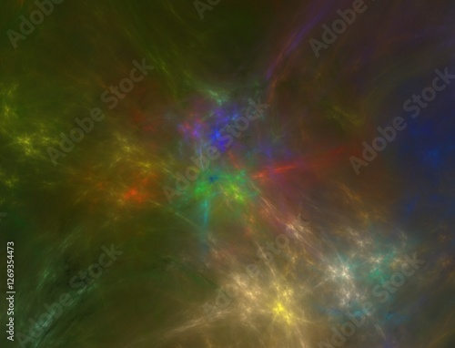 Wallpaper Mural Imaginatory fractal abstract background Image Torontodigital.ca
