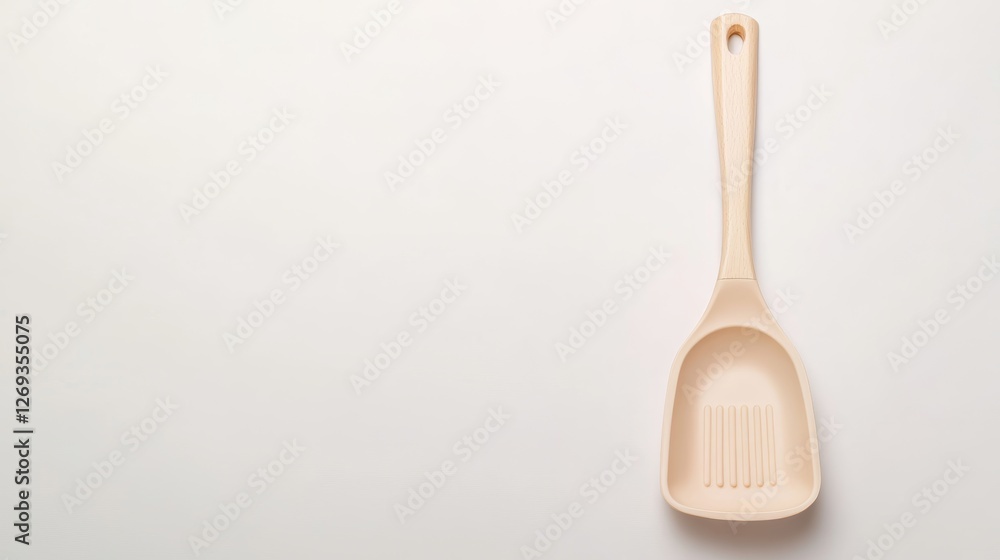 Litter Scoop on Clean Background with Ample Copy Space Litter Scoop on Clean Background with Ample Copy Space