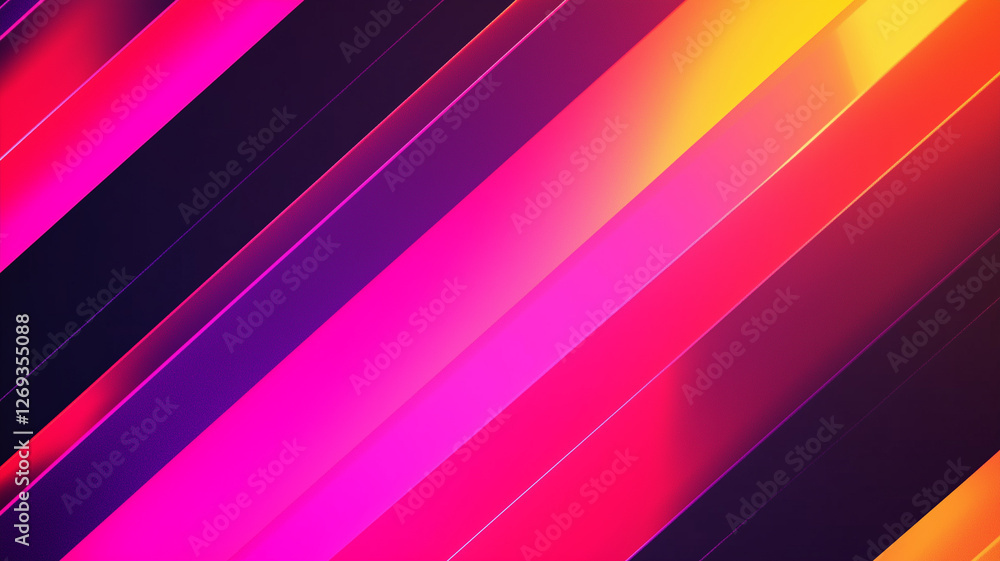 Fototapeta premium Diagonal stripes abstract background. Geometric pattern graphic design. Abstract wallpaper. AI artwork. 