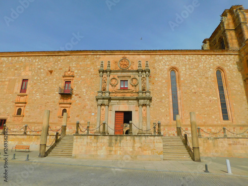 Medieval College Archbishop Fonseca in Salamanca, Castile and Leon, Spain photo