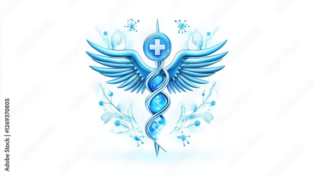 A sleek 3D internal medicine icon with minimal gradient shading, isolated on a pure white background. The design represents medical treatment and healthcare services.
