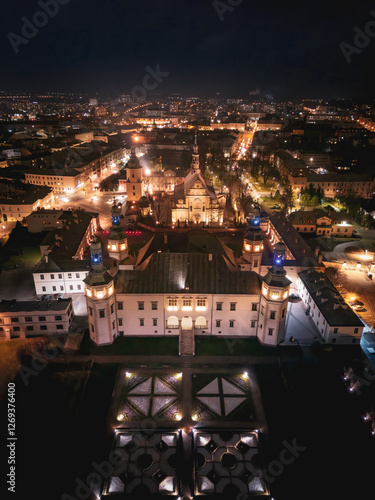 Obraz na płótnie Castle in Kielce, Poland w salonie