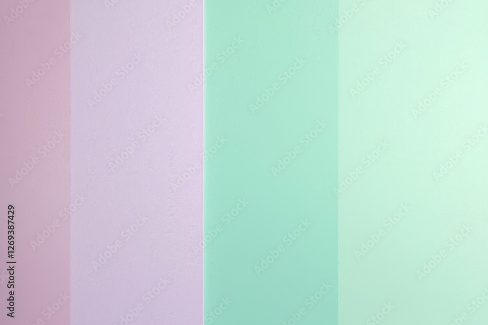Minimalist pastel background with vertical stripes in soft pink, lavender, mint green and pale green offering a clean, modern, and visually appealing aesthetic. Minimalist pastel background with vertical stripes in soft pink, lavender, mint green and pale green offering a clean, modern, and visually appealing aesthetic.