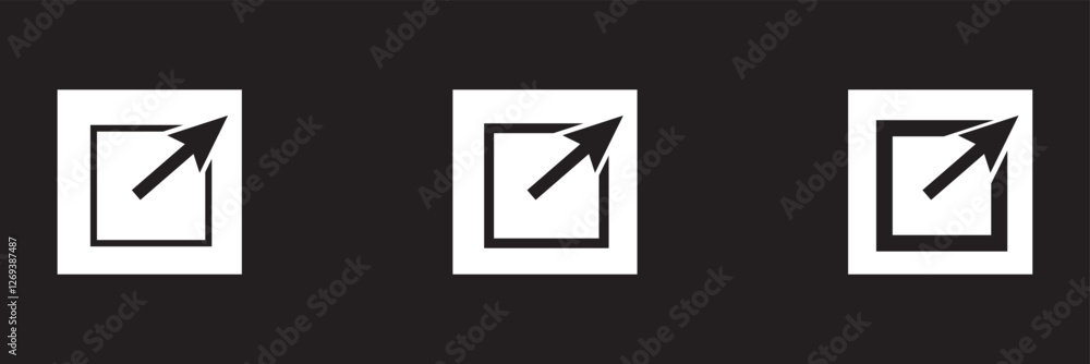 Link icon set vector for web and mobile apps Link icon set vector for web and mobile apps