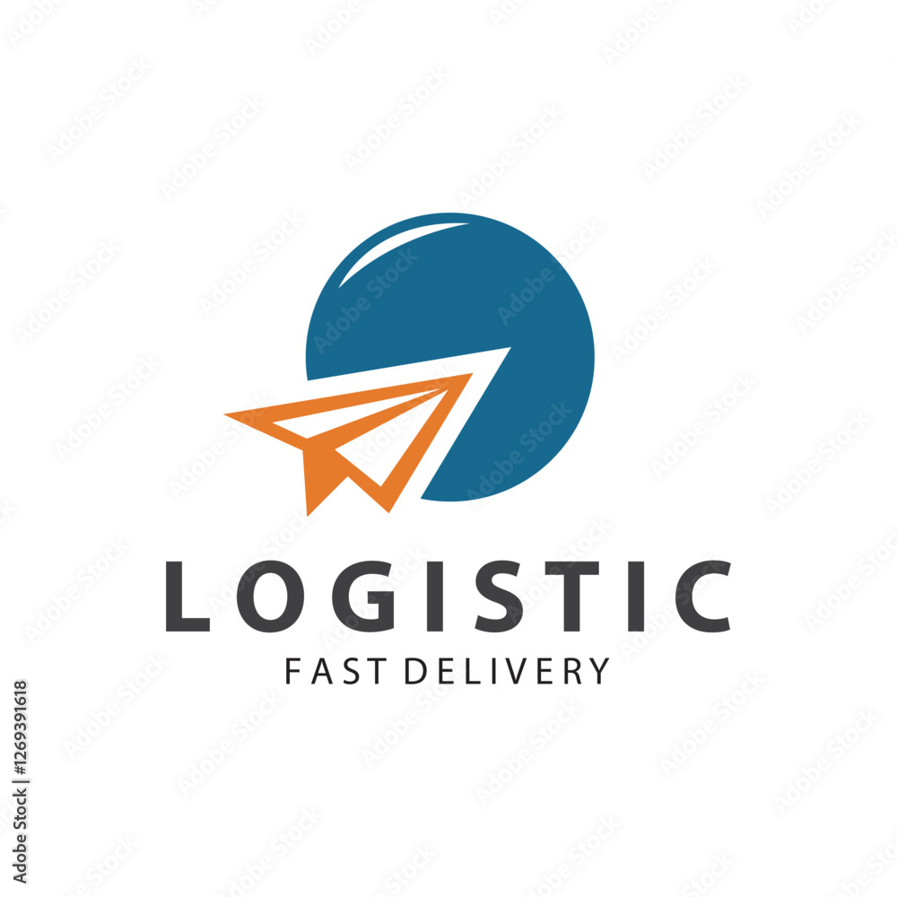 Logistic box logo delivery logo fast delivery template design and simple design Logistic box logo delivery logo fast delivery template design and simple design