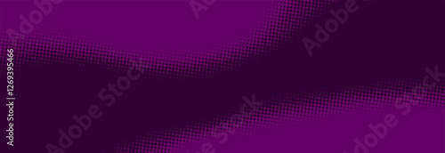 Modern purple pop art background with halftone dots design in comic style, vector illustration EPS10