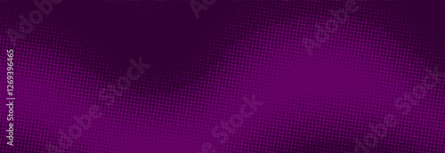 Pop art purple background with halftone patterns in comic book style, vector illustration EPS10