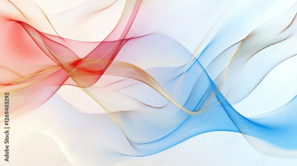 Gentle Swirl of Red, Blue, and Soft Pink Artwork, Abstract Canvas, Serene Environment, High-End Aesthetic Gentle Swirl of Red, Blue, and Soft Pink Artwork, Abstract Canvas, Serene Environment, High-End Aesthetic