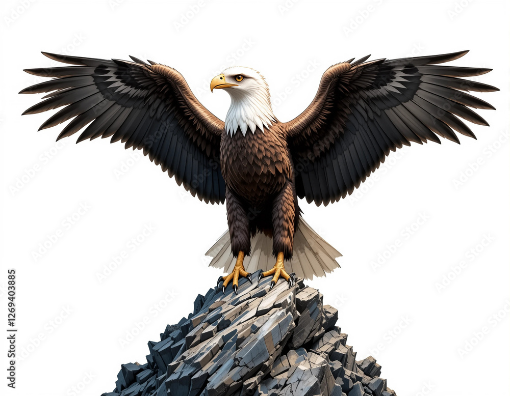 Obraz premium Majestic Hunter Eagle