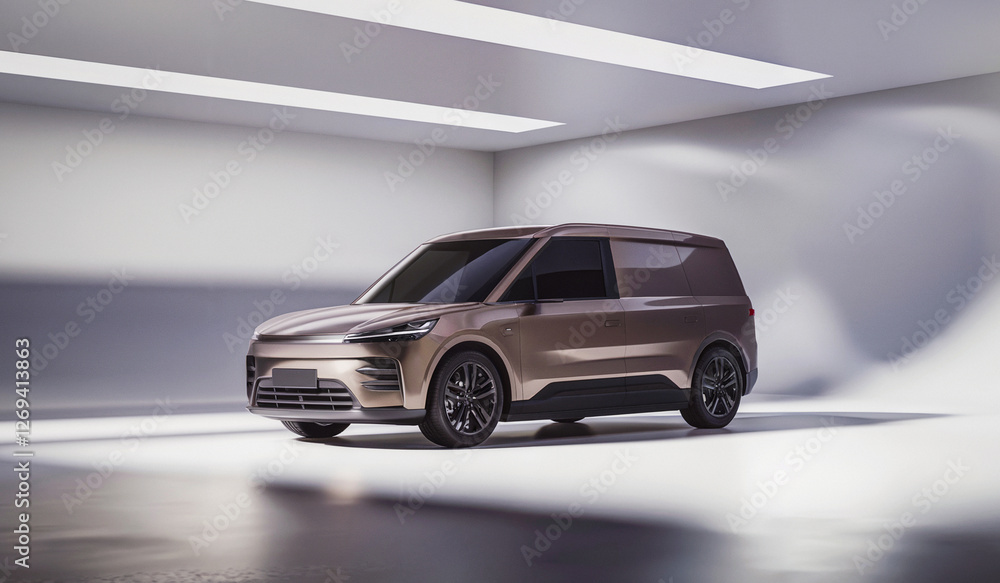 Electric Van Concept Colour of the year Mocha Mousse Electric Van Concept Colour of the year Mocha Mousse