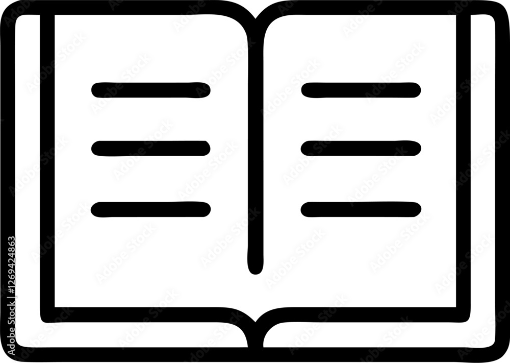 Book icon . vector illustration with a white background Book icon . vector illustration with a white background