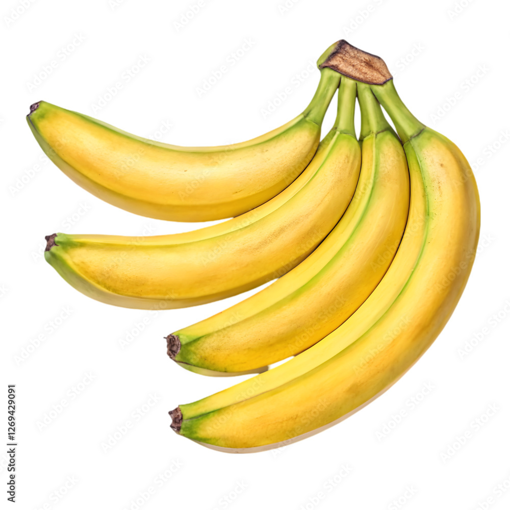 Watercolor fruit background with bananas Watercolor fruit background with bananas