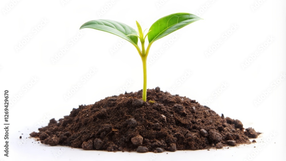 Seedling on White Background Seedling on White Background