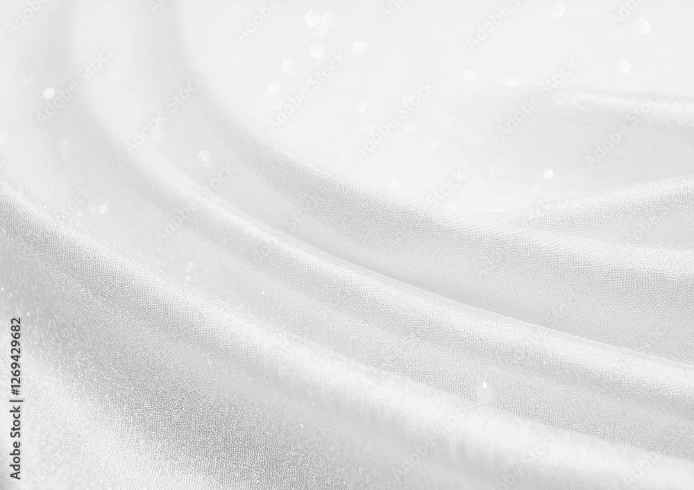 Obraz premium 綺麗なシルバーのキラキラの背景