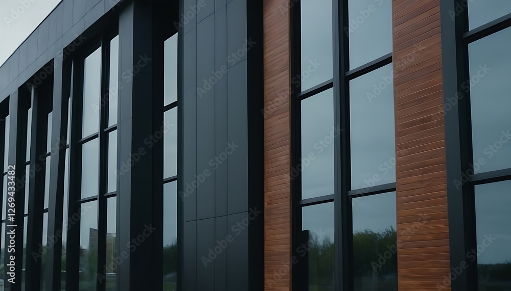 Modern building with big windows and black roller shutters,shade, window, sunlight, design, outdoors, sunny, apartment, comfort, corner, glasses, no people, photography,9456 Modern building with big windows and black roller shutters,shade, window, sunlight, design, outdoors, sunny, apartment, comfort, corner, glasses, no people, photography,9456