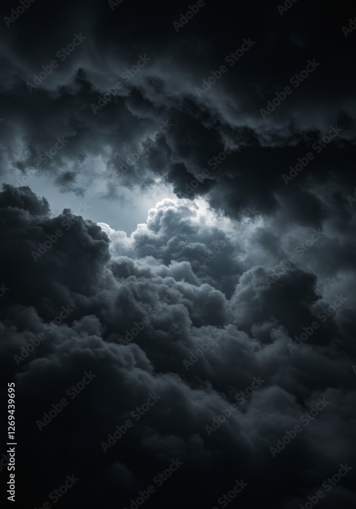 Obraz premium storm clouds time lapse