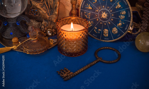 Fotografie Illustration for esotericism and spirituality concept